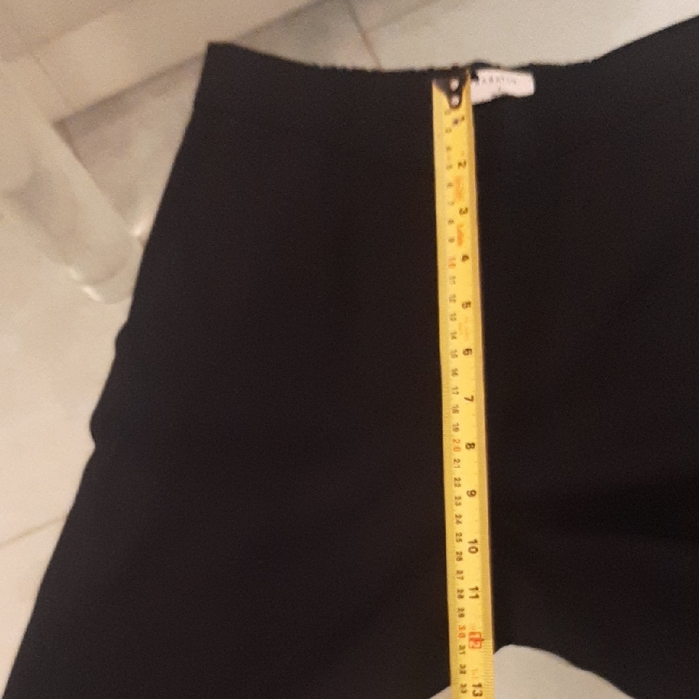Babaton🖤Black DRESS PANTS with FRONT SIDE POCKETS🖤ELASTICat BACK WAISTBND Sx 6 - Picture 8 of 9